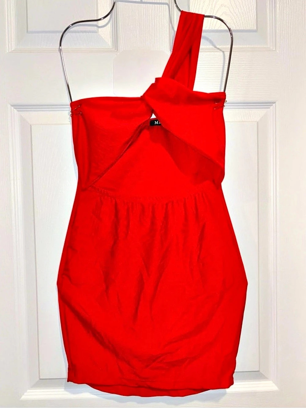 Red Mini Cutout Dress